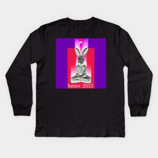 Transcendent Rabbit Kids Long Sleeve T-Shirt